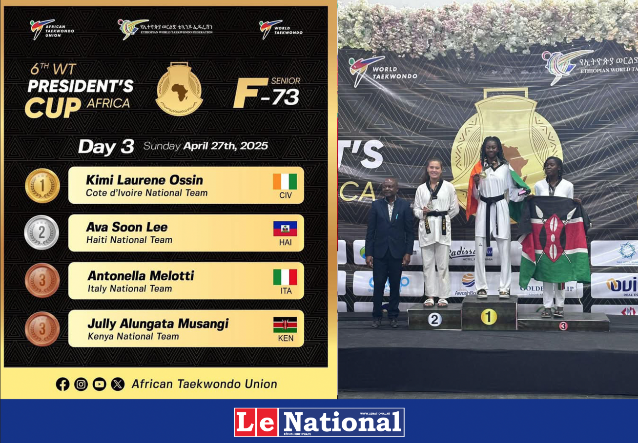 Ava Soon Lee remporte la médaille d’argent à la Coupe du Président d’Afrique !